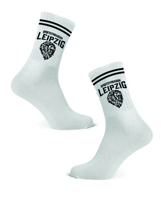 Bedruckte Teamsocken für Sportgymnasium Leipzig